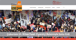 Desktop Screenshot of cukurovakitapfuari.com